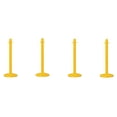 thumbnail image 2 of VIP Crowd Control 1841-4-32 14 in. Flat Base Plastic Stanchions - 32 ft. Chain- Yellow- 4 Piece, 2 of 6