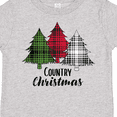 thumbnail image 4 of Inktastic Country Christmas Plaid Trees Boys or Girls Toddler T-Shirt, 4 of 5