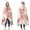 Pink Bichon Frise, variant on Wearable Blanket,Pink Bichon Frise Hooded Wearable Flannel Blanket for Adults & Teens,Winter Poncho Shawl Wrap Cape Cozy Anti-Pill,60"x80"