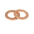 thumbnail image 3 of 10pcs Copper Crush Washer Flat Sealing Gasket Ring Spacer for Car 10 x 15 x 1.5mm, 3 of 3