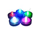 thumbnail image 4 of Submersible LED Lights,120 Hours Waterproof Tea Lights,White Underwater Submersible Tea Lights Battery Pond & Fishing Celebration Flameless LED Tea Light - Purple light - style ：Plum blossom；, 4 of 5