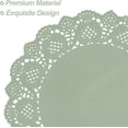 thumbnail image 3 of Round Brown Kraft Paper Doilies 13.5 Inches Lace Paper Place Mats Rustic Scallop Doily Disposable Table Pads for Food Cakes Crafts Party Weddings Tableware Decor, 3 of 7