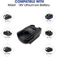 thumbnail image 2 of Adaptador EID MT18AR para baterías Makita 18V a herramientas Ridgid AEG, 2 of 7