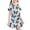 E, variant on Girls Nightgowns - Cute Sunflower Print Pajamas Nightie, A-Line Flutter Sleeve Sleepwear, Soft Casual Nightdress for Toddler to Kids 3-12 Years