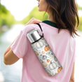 thumbnail image 6 of 20 Oz Fall Pumpkins and Leaves Pattern Coffee Tumbler Double Wall Insulated Stainless Steel Water Bottle | Metal Reusable Thermoses Flask with Cup Cap | Leak & Sweat Proof with Anti-Dust Lid, 6 of 7