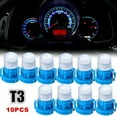 thumbnail image 4 of 10x Blue T3 Neo Wedge LED Bulbs Car Instrument Panel Light Dashboard Dash Lamp, 4 of 6
