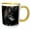 Yellow/White, variant on 3drose, Wolf Sable Pomeranian Oil Painting, 11oz Two-tone Yellow Mug