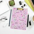 thumbnail image 7 of FMSHPON Rainbow Unicorn Pink Heart Clipboard Hardboard Wood Nursing Clip Board and Pull for Standard A4 Letter 13x9 inches, 7 of 7