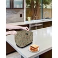 thumbnail image 3 of Vintage Spring Floral Toaster Cover 2 Slice, Small Kitchen Appliance Covers, Farmhouse Flowers Green Vintage Toaster Oven Cover with Loop, Bread Machine Cover Polyester Dust Cover Protection, 3 of 4