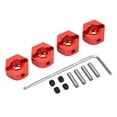 thumbnail image 4 of 4 piezas 12mm hex rueda hubs tuercas aleación de aluminio de alta precisión RC rueda hex hubs adaptador de unidad para 1/10 RC coche, 4 of 8