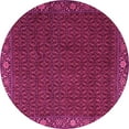 thumbnail image 1 of Ahgly Company Indoor Round Persian Pink Traditional Area Rugs, 7' Round, 1 of 4