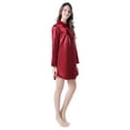 thumbnail image 6 of Richie House Women's Medium Style Satin Shirt Pajama Sleepwear RHW2788, 6 of 7