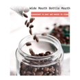 thumbnail image 3 of Oats Containers with Lids, Glass Jars with Airtight Lids, Wide Mouth Mason Salad Jars, Leak Proof Storage Containers, 3 of 5