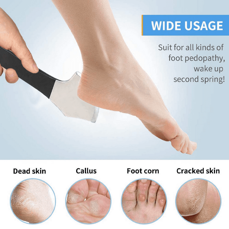 Stainless Steel Foot Callus Reomver Knife Foot Dead Skin Remover