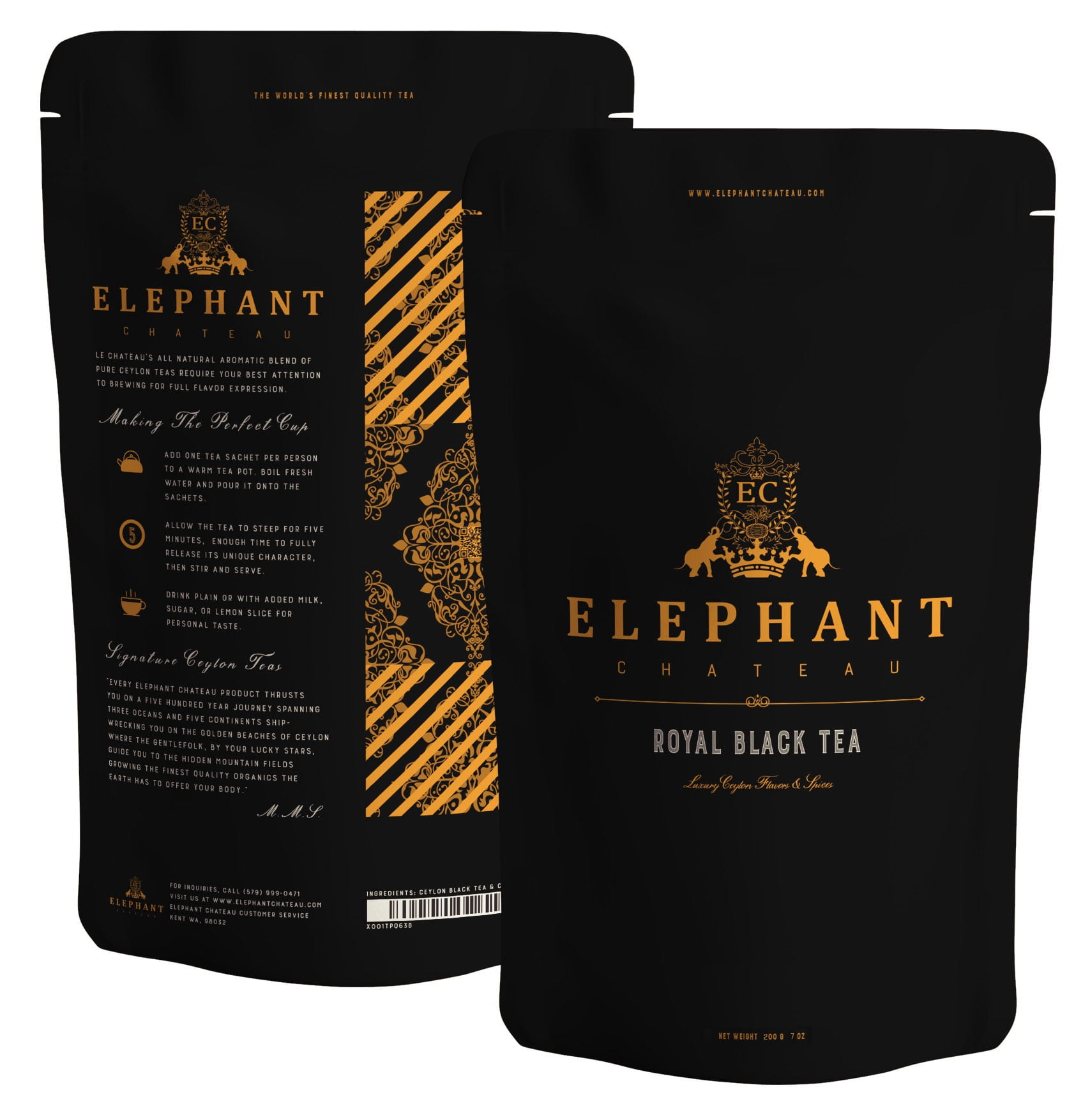 Royal Ceylon Black Tea (Extra Special)  | Fresh Harvest | Elephant Chateau