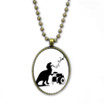 thumbnail image 1 of Collier Chantant Batterie Vintage Chaîne Pendentif Perle Collection Bijoux, 1 of 3