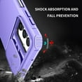 thumbnail image 6 of Dteck for Samsung Galaxy S23 Plus Case with Screen Protector, Slide Camera Protector Phone Case with Built-in Stand Shockproof Rugged Bumper for Samsung Galaxy S23 Plus,Purple, 6 of 7