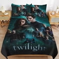 thumbnail image 6 of Twilight 3-Piece Bedding Set Soft Warm And Comfortable Soft Bed Set with 1 Duvet Cover And 2 Pillowcases for Bedroom, 6 of 7