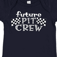 thumbnail image 4 of Inktastic Future Pit Crew Racing Flags Boys or Girls Baby Bodysuit, 4 of 5