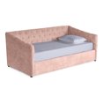 thumbnail image 4 of Cama Doble Makora Velvet Palo de Rosa Modelo Nigari, 4 of 8