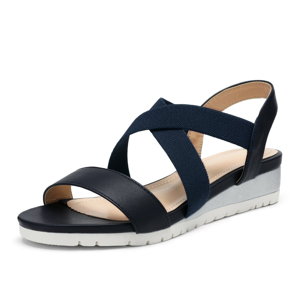 wedge strappy sandals