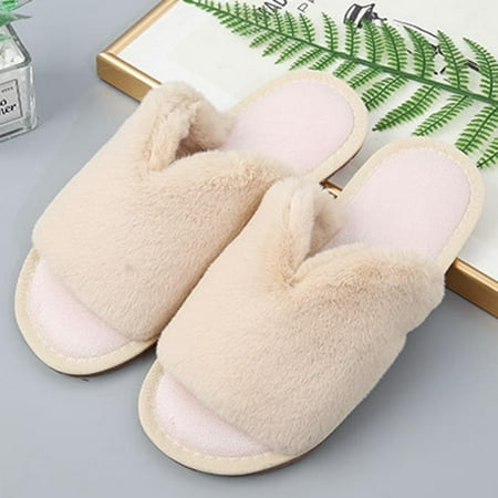 

Slippers-for-Womens Warm Memory Foam Anti-Slip House-Shoes Soft Plush Breathable-Slippers Indoor or Outdoor