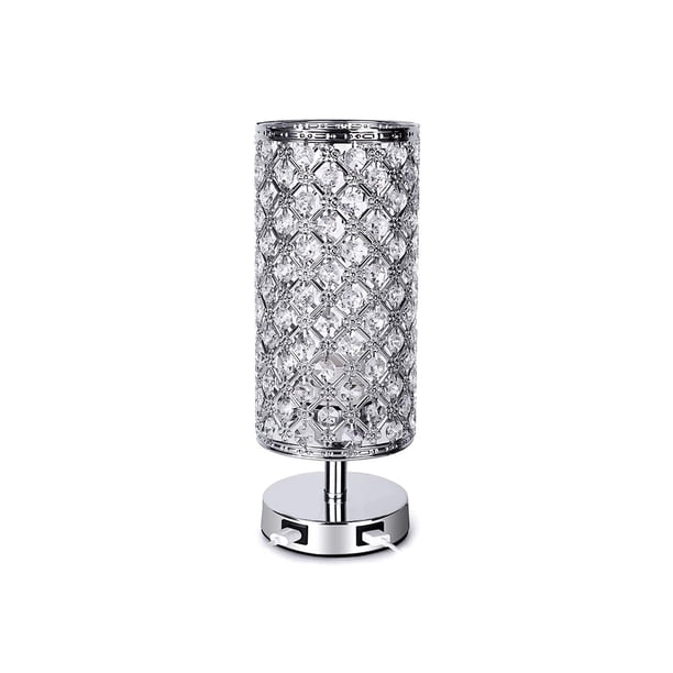 Lámpara De Mesa Crystal Touch Brillo Regulable Lámpara De Mesita De Noche De Cristal Advancent HA027184-02