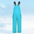 thumbnail image 2 of XEGLSBU Baby Snowsuit Girl Children's Ski Snowpants Warm Overalls Snowboard Winter Pants Boys Snowsuit Size 6 Blue Size 130, 2 of 3