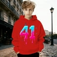 thumbnail image 2 of ZXLBBD Boys Pullover Hoodie Soft Sweatshirt with Pocket for Kids Playground and Outdoor Activities Durable Cozy Casual Dailywear, 2 of 4