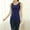002 Navy, variant on Hvot&aat Women's Solid Color Crew Neck Tank Tops I-shaped Slim Base Inner Versatile Vest Summer Sleeveless Tops