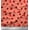 Dark Peach Orange, variant on Soimoi Silk Fabric Raspberry,Strawberry & Cherry Fruits Print Sewing Fabric Yard 42 Inch Wide