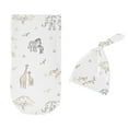 thumbnail image 2 of Serengeti Animals Baby Cocoon and Beanie Hat Sleep Sack Set Boy or Girl Gender Neutral Unisex by Sweet Jojo Designs, 2 of 6