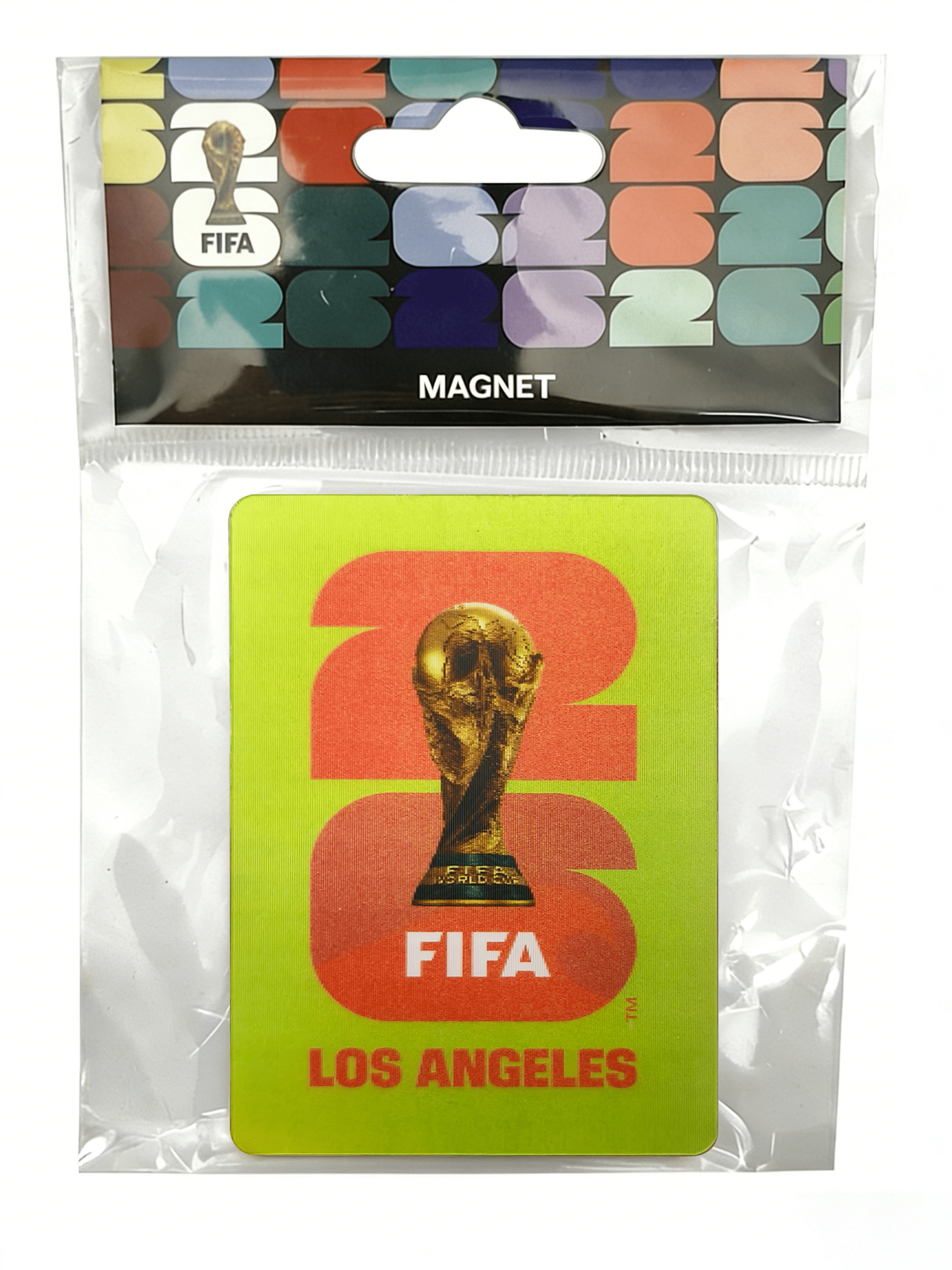 FIFA World Cup 2026 Host City Soccer Lenticular Magnet - Los Angeles