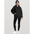 thumbnail image 6 of Women's Oversized Fleece Hoodie Comfy Loose Fit Pullover Sweatshirt Fall Winter Clothes, 6 of 6