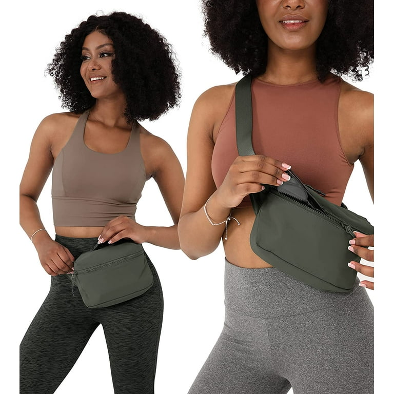OSLEI 2L Belt Bag for Women Men Crossbody Fanny Packs with