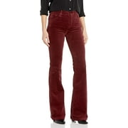 J Brand Jeans Women's Maria High Rise Flare in Velvet, Oxblood, 25