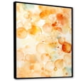 thumbnail image 2 of Designart "Spiral Sunset Daydream I" Abstract Framed Wall Art - Modern Orange Abstract Collages Bedroom Framed Canvas Wall Art, 2 of 6