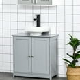 thumbnail image 2 of Vanity Base Under Sink Cabinet | Added Storage in Bathroom | Durable MDF Cabinet | U-Shape Design for Open Sink Fit, 2 of 6