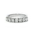 thumbnail image 2 of Bague de Mariage en Diamant Naturel Taille Ronde 1 Ct T.W. Anniversaire en Or Blanc 14 K, 2 of 2