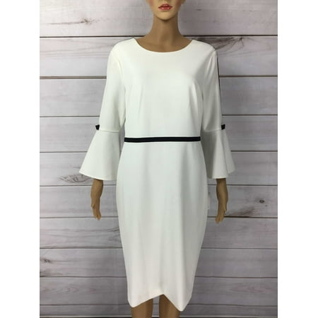 Calvin Klein - Bell-Sleeve Sheath Dress - Regular - 12
