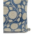 thumbnail image 5 of Fabdivine Thick Linen Hand Block Print Farmhouse Throw Cushion Cover , 22"X22", Steel Blue, 5 of 5