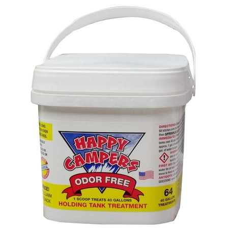 Happy Campers 64 Powerful RV Holding Tank Treatments for Total Odor Control of Holding Tanks
