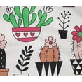 thumbnail image 5 of oneOone Viscose Chiffon Fabric Leaves & Floral Block Printed Fabric 1 Yard 42 Inch Wide, 5 of 5