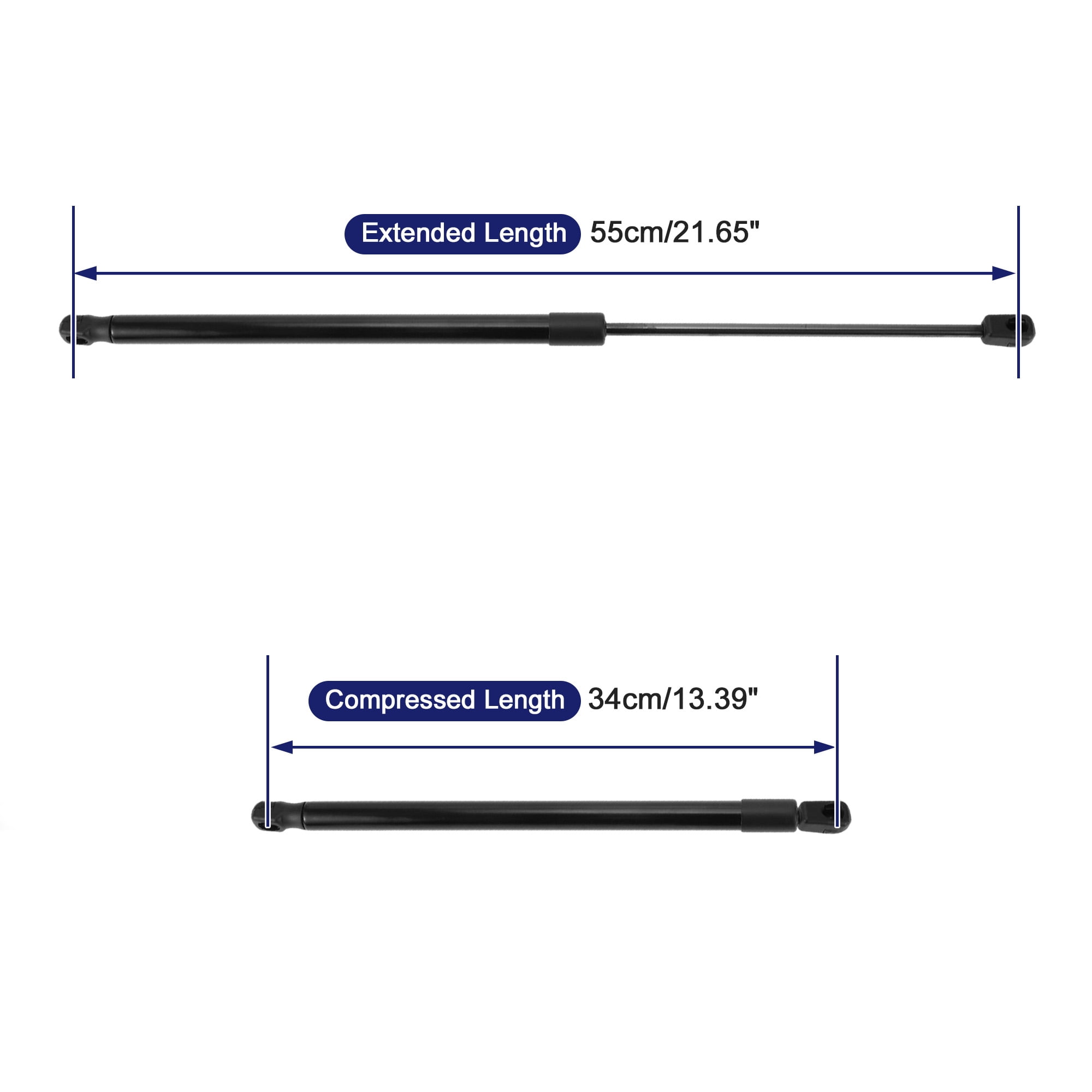 Unique Bargains 2Pcs Rear Hatch Lift Support Struts No.MR248939 for Mitsubishi Space Star