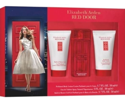 elizabeth arden red door perfume set