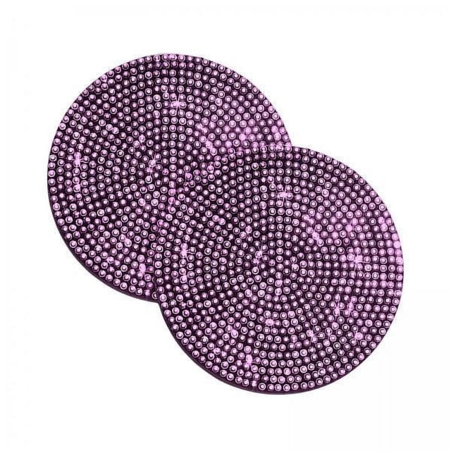 Portavasos para Coche Sunnimix con Diamantes de Imitación Brillantes de Lujo Rosa 2 piezas