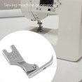 thumbnail image 3 of Simple Steel Sewing Machine Presser Foot Narrow Zipper Presser Foot For Industry Sewing Machine Attachment Part Supplies, 3 of 5