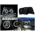 thumbnail image 2 of DRL LED Halo Projector Headlight In Matte Black Housing Clear Lens Made For And Compatible With 2004 - 2008 Ford F-150 F150 06-08 Lincoln Mark LT 04 05 06 07 08, 2 of 4
