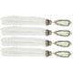 thumbnail image 5 of Pendientes largos de perlas Vintage Bling Bling 2 pares accesorios artesanales colgantes de metal, 5 of 12