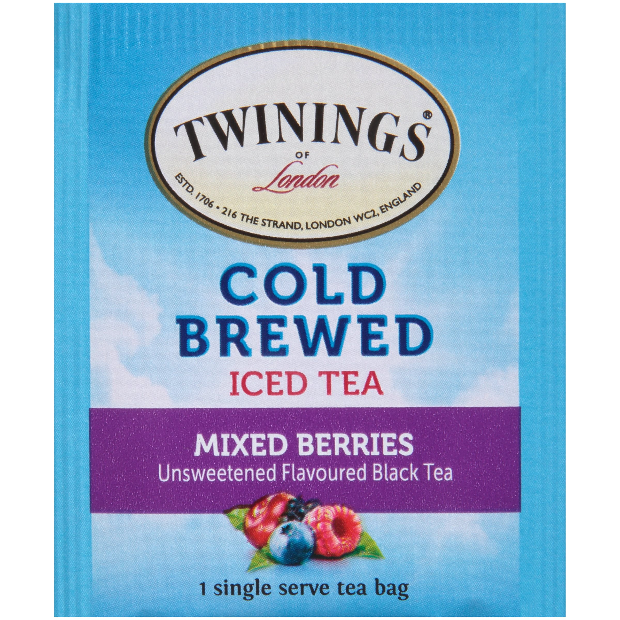 Twinings Of London Mixed Berries Cold Brewed Iced Tea 20 Ct Twinings Of London Mixed Berries Cold Brewed Iced Tea 20 Ct Bags 1 41 Oz Box